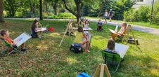 Malen im Park