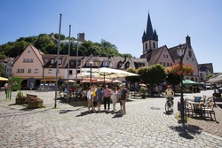 Familienfreundliche Stadtführung durch Gemünden