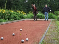 Boule - Wer trifft das Schweinchen?