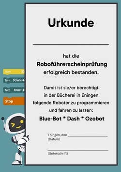 Mach den Roboterführerschein!