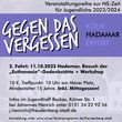 Besuch der Gedenkstätte in Hadamar (Veranstaltungsreihe Gegen das Vergessen)