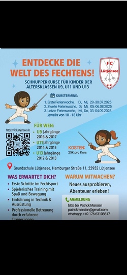 Fechten Schnupperkurs
