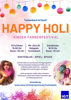 IGT Happy Holi - Kinderfarbenfestival
