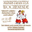 Ministrantenwochenende