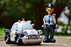 Besuch der Polizei
