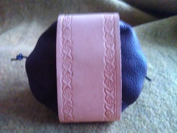 Talerbeutel aus Leder