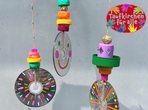 Upcycling-Kunst-Sonnenfänger aus alten CD´s