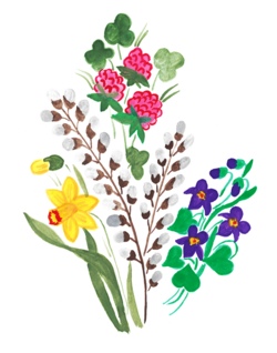 Kräuterbuschenbinden