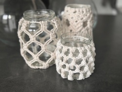 Makramee 3: Windlichter