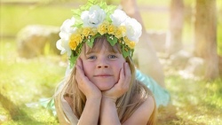 Haarreif aus Blumen