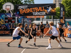 Street Basketball auf dem Fun Court