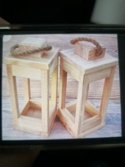 Wir bauen eine Holzlaterne und ein Wurfspiel