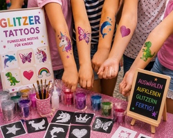 Glitzer Tattoos