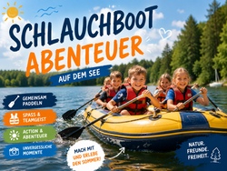 Schlauchboot Abenteuer auf den Visselseen
