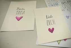 Handlettering mit Aquarell