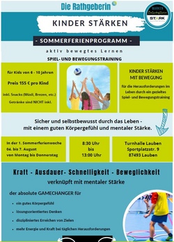 ABGESAGT - Kinder stärken: Spiel- und Bewegungstraining. Aktiv bewegtes Lernen