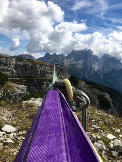 Spaß auf der Slackline