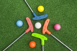 Minigolf mit dem Bürgermeister