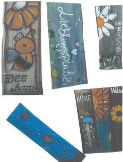 Gartenschilder aus Holz - Zusatztermin