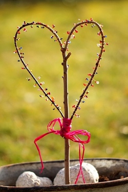 Wir basteln Blumenstecker