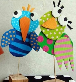 Lustige Vögel mit Sabine