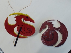 Wirbelnder Drache mit Ralf