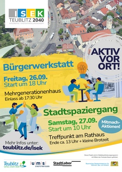 ISEK Teublitz 2040: Stadtspaziergang