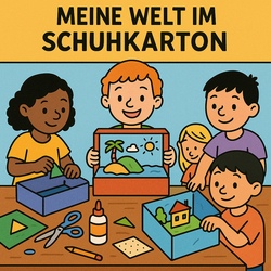 Meine Welt im Schuhkarton - Kreativ. Bunt. Ein bisschen verrückt. Ganz DU.