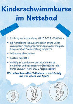 Schwimmkurs Nettebad - Kurs 4 Schwimmkurs Nettebad - Kurs 4
