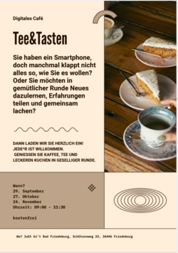 Digitales Café - Tee & Tasten