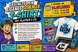 Gestalte Dein eigenes Sommer T-Shirt mit Plotter & Co - Gruppe 1