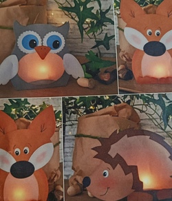 Bunte Tiere für den Herbst