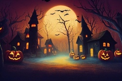 Gruseliges Gruselschloss für Halloween