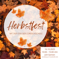 Herbstfest mit der OGS