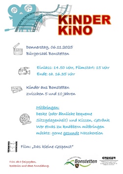 Kinderkino "Das kleine Gespenst"