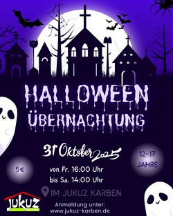 Halloween-Übernachtung im JuCa 2025