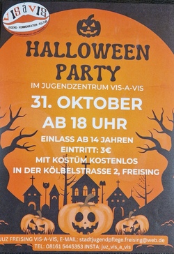 Halloween Party im Jugendzentrum Vis-a-Vis
