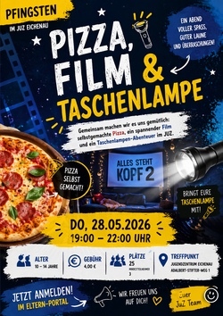 Pizza, Film & Taschenlampe