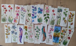 Aquarellmalen - Lesezeichen 1