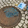 StreetArt-Kanaldeckel-Druck
