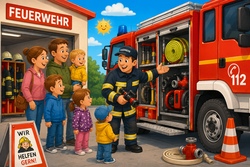 Schnuppern für die Kleinen bei der Feuerwehr