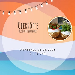 Übertröpfe aus Butterbrotpapier