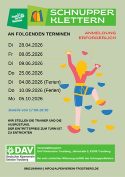 INFO Schnupperklettern