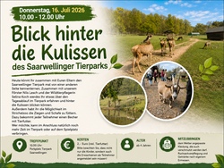 Blick hinter die Kulissen des Saarwellinger Tierparks
