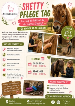 Shetty pflege Tag