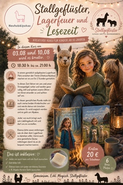 Stallgeflüster Lagerfeuer und Lesezeit