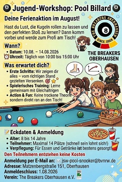 Jugend-Workshop: Pool Billard