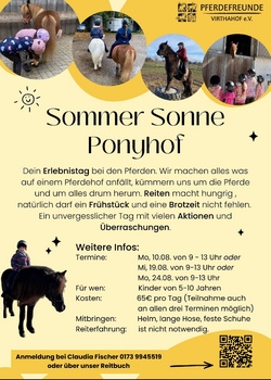 Pony Erlebnistag