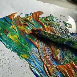 Malen mit Acrylfarben: Sternennacht wie Van Gogh
