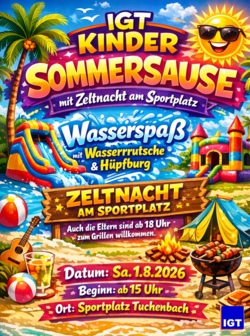 IGT Kinder Sommersause - Wasserspass und Zeltnacht